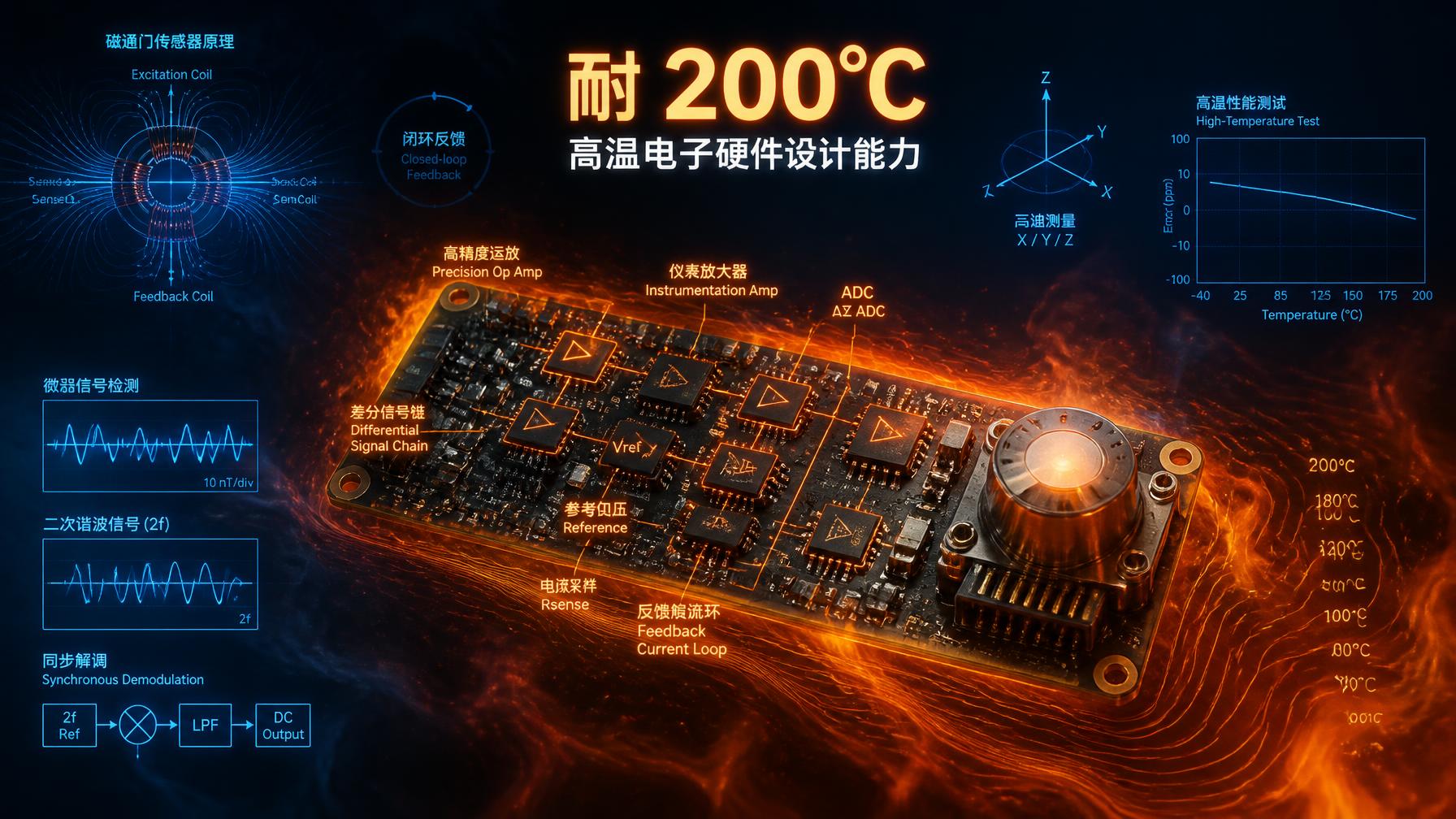 200度及以上耐高温电子硬件开发